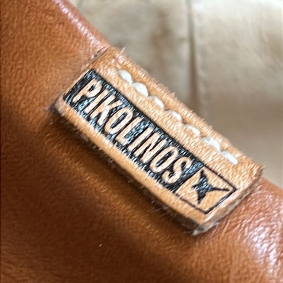 Pikolinos Riola Leather Lace Up Sneaker Shoe Brandy Tan Spain EU 41/US 10-10.5 - Picture 12 of 16